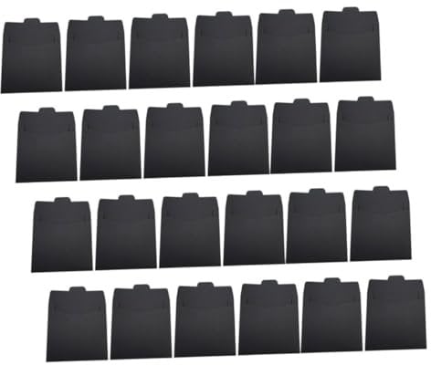 AUTSUPPL 100pcs Envelope Packaging Bag DVD Cardboard CD Sleeve CD File Versatile CD Envelopes CD File CD Envelopes Halloween Evelope CD Packaging Sleeves Disc Sleeve CD Sleeves Black Paper