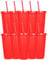 Yisituo 710ml Reusable Plastic Cups, 10 Pack Cold Cups with Lid and Straw, Tumblers Travel Mugs for Adults and Kids Party and Beach, Pool Gatherings (10, Red)
