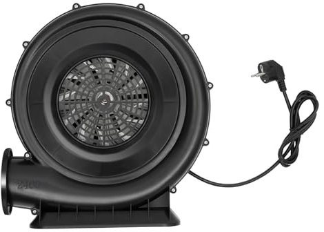 Luftgebläse, 350 W Kommerzielles Gebläse, 0,6 PS, 2800 r/min, Maximales Luftvolumen von 340 m³/h, Aluminiummotor, Tragbare, Elektrische Gebläse für Aufblasbare Figuren, Werbeballons, Inflatable