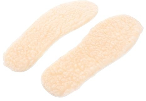 Warme Schuheinlegesohlen für Kinder 1 Paar, Imitat Lammfell Eva