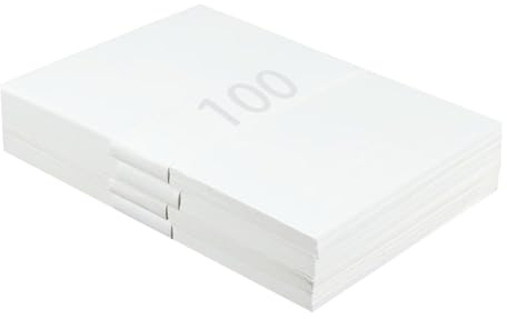 Flewdart 100pcs reispapier A4 (297x210mm) Druckbares eindicken, rice paper druck xuan papier, reis papier für chinesische japanische kalligraphie Tusche Malerei (Halbgegartes Xuan weiß)