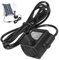 Bombas de agua solares DC 5.5V-12V 3W Mini Bombas de fuentes solares de 300 l/h Característica de agua impermeable tranquila de 4.9 pies Distancia de pulverización ideal para acuario casero Sin pan