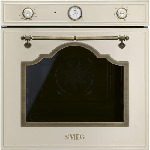 Smeg Forno Incasso Ventilato Cortina 60cm Panna Sf67c1po