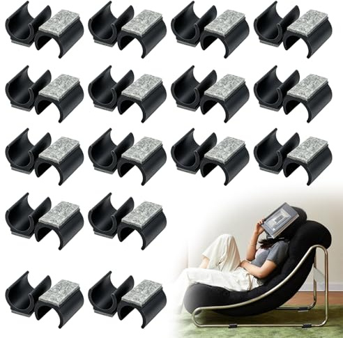 32 Stück Stuhlgleiter Freischwinger, 25MM Stuhlgleiter Freischwinger mit Filz, Filzgleiter für Schwingstühle Möbelgleiter für Stahlrohrstühle für Parkett, Fliesen & Holzböden, Lärmreduzi