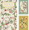 Papier peint chinois Caspari - Caspari Bridge Le coffret cadeau comprend un double jeu de cartes et 2 blocs-notes dans une boîte de présentation, 11 x 19,5 x 2 cm