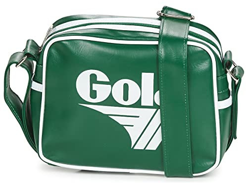 Gola Micro Redford, Unisex-Erwachsene Kuriertasche, Grün (Bottle Green/White)