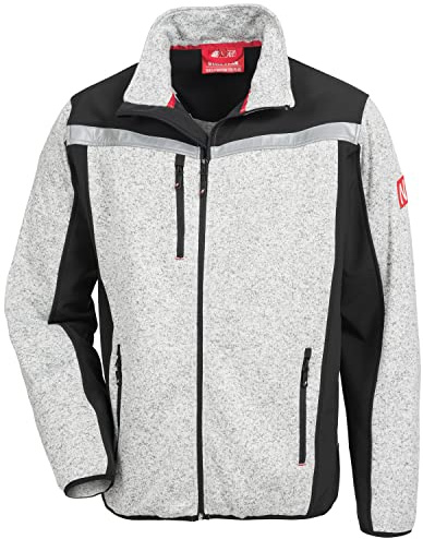 Nitras Strick-Softshelljacke Motion TEX Plus (Farbe: grau; Größe: XL)