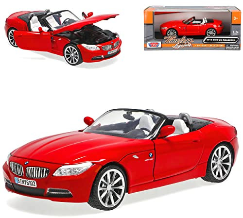 B*M*W Z4 Z 4 Roadster Rot Cabrio E89 Ab 2009 1/24 Motormax Modellauto Modell Auto