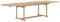 Festnight Ausziehtisch Teakholz (180-280) cm | Ausziehbarer Esstisch | Massivholz Gartentisch | Wetterfest Holztisch für Garten Terrasse Balkon Outdoor