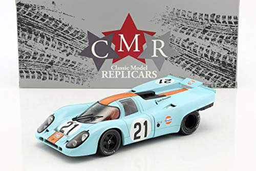 CMR Porsche 917K #21 24h Le Mans 1970 Rodríguez, Kinnunen 1:18 Modellauto für Sammler und Erwachsene, unisex