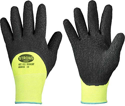 12 Paar STRONGHAND NEONGRIP Montagehandschuhe 8