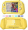 iNOTOGG Coque de protection d'écran compatible avec Nintendo Switch Lite avec poignée de main, coque de protection détachable avec motif antichoc et anti-rayures pour Nintendo Switch Lite, jaune