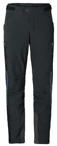 VAUDE Herren Mens Qimsa Softshell Pants Ii S/S+l/S Hose, Black/Black, XXL Kurz EU
