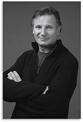 Schauspieler Liam Neeson Poster Bild Kunstdruck Leinwand Gemälde Schlafzimmer Ästhetik 30 x 45 cm ungerahmt
