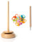 Birdtown Traders Single Yarn Spindle Holder - Thread Spinner Organizer for Knitting, Crocheting - Complete with 20 Piece Colorful Stitch Markers