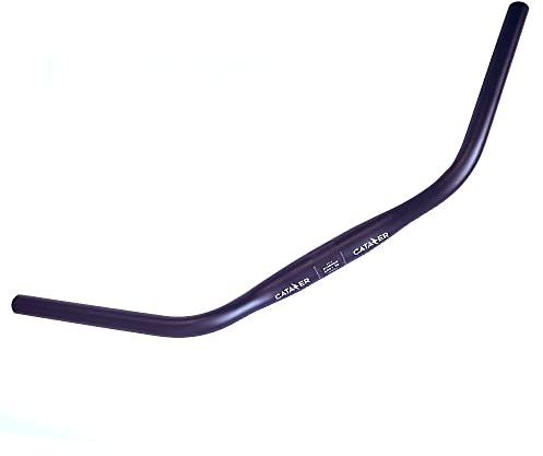 CATAZER Fahrradlenker, Rennradlenker, Cruiser, extra breit, niederländische M-Form, 31,8 x 640 mm (31,8 x 640 mm)