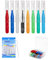 40 Stücke Interdentalbürsten Dentalbürsten, Mini Zwischenraum Zahnbürste Zahnzwischenraumbürsten, Zahnzwischenraumreiniger Wiederverwendbar mit 30 Zahnseide und Aufbewahrungsbox (8 Farben)