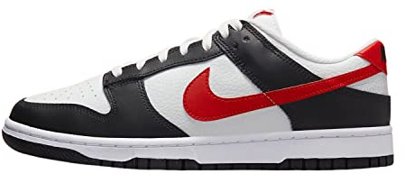 Jordan Herren Air 1 Low Sneaker, Schwarz/Weiß, 48.5 EU