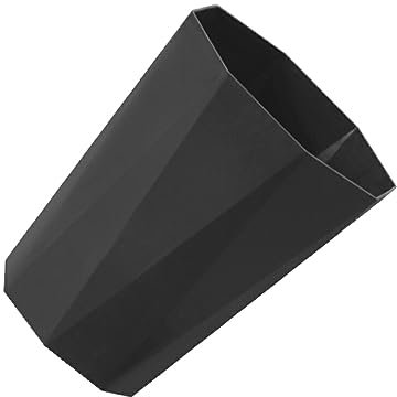 SUIOPPYUW Poubelle Efficace Ergonomique Durable - Dites Adieu espaces désordonnés Poubelle Domestique Poubelles en Plastique Corbeille à Papier, Noir, S
