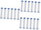 Housoutil 3sets Duschfilter Pp-filter Ersatz Universal Pp Baumwolle Ersatz Duschfilter 6pcs * 3