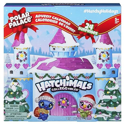 6044284 (20118599) - Kompatibel für Hatchimals - CollEGGtibles - Polar Palace Adventskalender, Hatchy Holidays!
