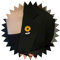 Dervivea Broche Fleur Boho Broche Jaune Broche Revers Broche Fleur Cristal Broche Tournesol Badge Strass Fleur Broche Vêtement Broche Fleur Marguerite Pour Femme Et Fille Vêtement Robe Tailleur