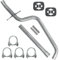 Schalldämpferset Auspuff Abgasrohr für Audi A3 8P 2003-06/2008 1.9 TDI Schrägheck