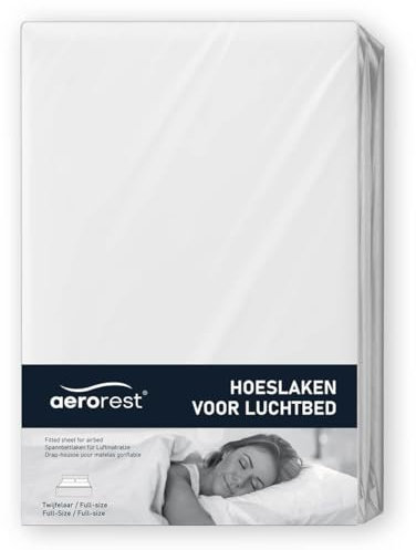 Spannbettlaken für Luftbett | AeroRest | Bequem, weiches Material und leicht zu waschen | (Zwischengröße)