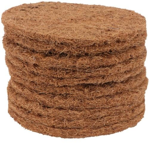 Fituenly 10 Teile/Satz Runde Vogelkäfig Nesting Taube Matte Vogel Nistschalen Kokosfaser Matte Natürliche Taube Ei Pads Liefert Für Vogel