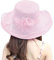 2024 Coiffe pour femme Chapeau de mariage Chapeau de soleil Chapeau de soleil Fleur Ombre Bord de mer Chapeau de plage Thermique Casquette de baseball, rose, Taille unique