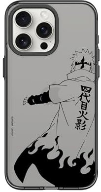 RhinoShield JellyTint Farbige, transparente Schutzhülle kompatibel mit [iPhone 15 Pro Max] | Übertrifft militärische Standards, Kratzfest, stoßfest - [Naruto/Skizze - Minato]