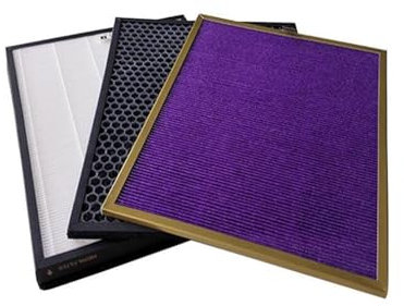 DispRA Kit de filtros AC4151 + AC4153 + AC4154 Compatible con filtros HEPA de Piezas de purificador de Aire Philips AC4372 AC4373 AC4375