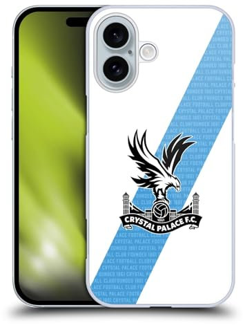 Head Case Designs Offiziell lizenzierte Crystal Palace FC Away 2023/24 Wappen Kit Hartschalen-Schutzhülle kompatibel mit Apple iPhone 16