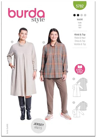 Burda Style Sewing Pattern B5782 Misses' Dress and Tunic