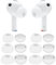 IiEXCEL Galaxy Buds 3 Pro Ohrstöpsel für Samsung Galaxy Buds 3 Pro, 6 Paar, S/M/L, Ersatz aus weichem Silikon-Gummi, flexible Gel-Ohrstöpsel, passend für Samsung Galaxy Buds 3 Pro, Weiß