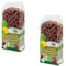 JR FARM rote Beete Ringe | Doppelpack | 2 x 100 g | Ergänzungsfuttermittel für Kaninchen und Nager | Getreidefreie Ringe aus 100% Gemüse | Mit Vitaminen und Mineralstoffen