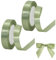 HSYTEK 2 Stück 22m Schleifenband Grün, 2cm Geschenkband Salbei, Satinband für Geschenkverpackung, Hochzeit, Weihnachten, Geschenk, Dekoration