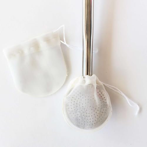 LondonWeek® - Filtro per cannucce Bombilla Yerba Mate in acciaio inox, riutilizzabile, per Saquinho para Bomba Chimarrão Mate, confezione da 4