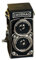 Retro Styles Piccola macchina fotografica 1080P Videoregistratore con doppia lente per gli appassionati di fotografia di strada e principianti