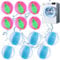 12PCS Pet Hair Catcher Laundry Balls - Reusable Washing Machine Cleans Hairballs - Clean Dog & Pet Hair from Laundry, Bedding, Clothes - Dissolver Tool