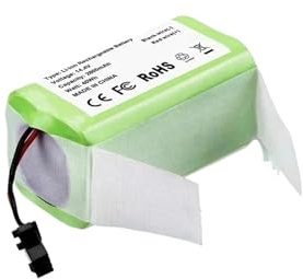 Batería de Iones de Litio de 14,4 V y 12800 mAh Compatible con Conga Excellence 950, 990, 1090, 1790 y 1990(2800mAh)