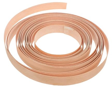 BESTOYARD Echtholz Kantenumleimer Natürlicher Holzfurnier Umleimer für Möbel Schränke und DIY Anwendungen Robuste Selbstklebende Möbelverkleidung mit Elegantem Finish und Verstärkter Dicke