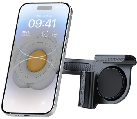 Tesla Model Y 3 X S Handyhalterung für Magsafe, Fahrzeug Telefon Autohalterung Magnetisch mit N52 Starke Tasse 360° Drehbar Ständer Zubehör für iPhone 16 Pro Max 15 14 13 12 Mini