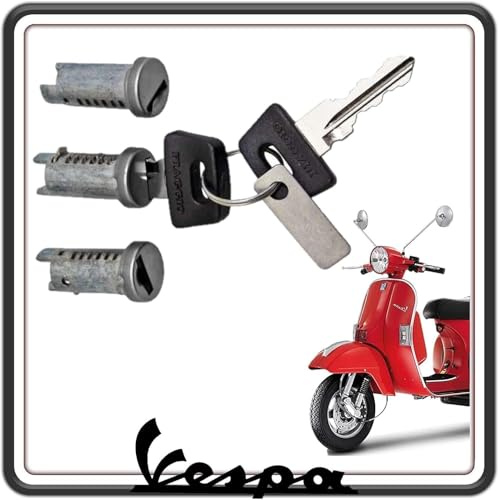 Kit de serrure avec 2 clés pour Piaggio Vespa PX 125 – Piaggio Vespa PX 150 – Vespa PX 200 – Vespa PX 1792925