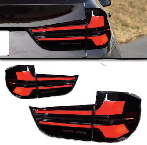 CYBHYAXC Auto Rückleuchten für BMW X5 F15 2014-2018, Rückleuchte Bremse Warnung Reflektor Signal Nebel Lampe Zubehör Wetterfest Rücklichtaustausch