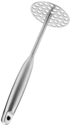 Nankoyal Potato Masher - Edelstahl Kartoffelstampfer | Küchenhelfer Zum Zerdrücken Von Früchten Bohnen Gemüsepüree Babynahrung Guacamole