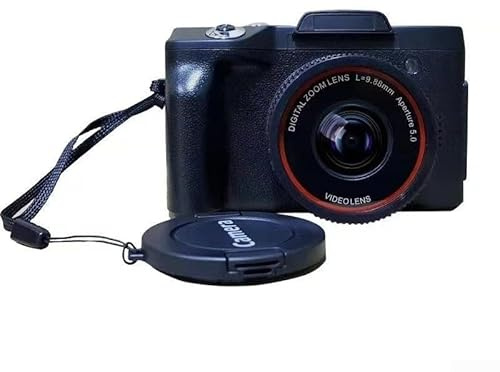 Fotocamera digitale HD da 16 MP con zoom ottico 16X e schermo girevole progettata per catturare foto e video chiari con illuminazione migliorata