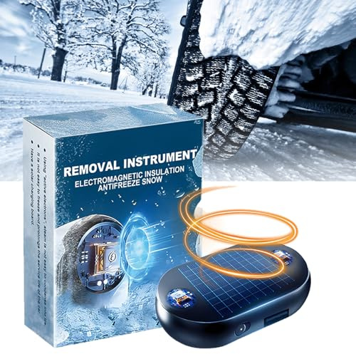 Kidmis Elektromagnetische Molekulare Interferenz Frostschutzmittel Schneeräumungswerkzeug, 2026 New Auto Enteiser Elektromagnetisches Antifrost, Auto Kinetische Molekularheizung Enteisung (1pcs)