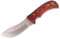 ELECTROPOLIS Cuchillo de Caza Muela Sioux SIOUX-10R,cachas de Madera prensada Coral, tamaño Total de 21 cm, Enterizo + Tarjeta Multiusos de Regalo