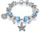 Presentski Armband Mädchen, Armband Starfish Anhänger Charm Armband mit blauem Ozean Stern.EIN Mädchen oder Damen